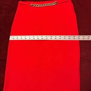 Red women skirt